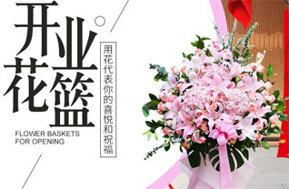 河北保定高碑店市军城街道花篮配送